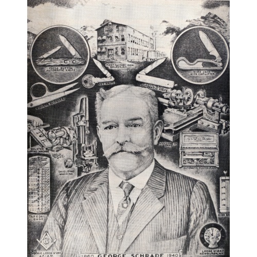 George Schrade and His Accomplishments softcover book