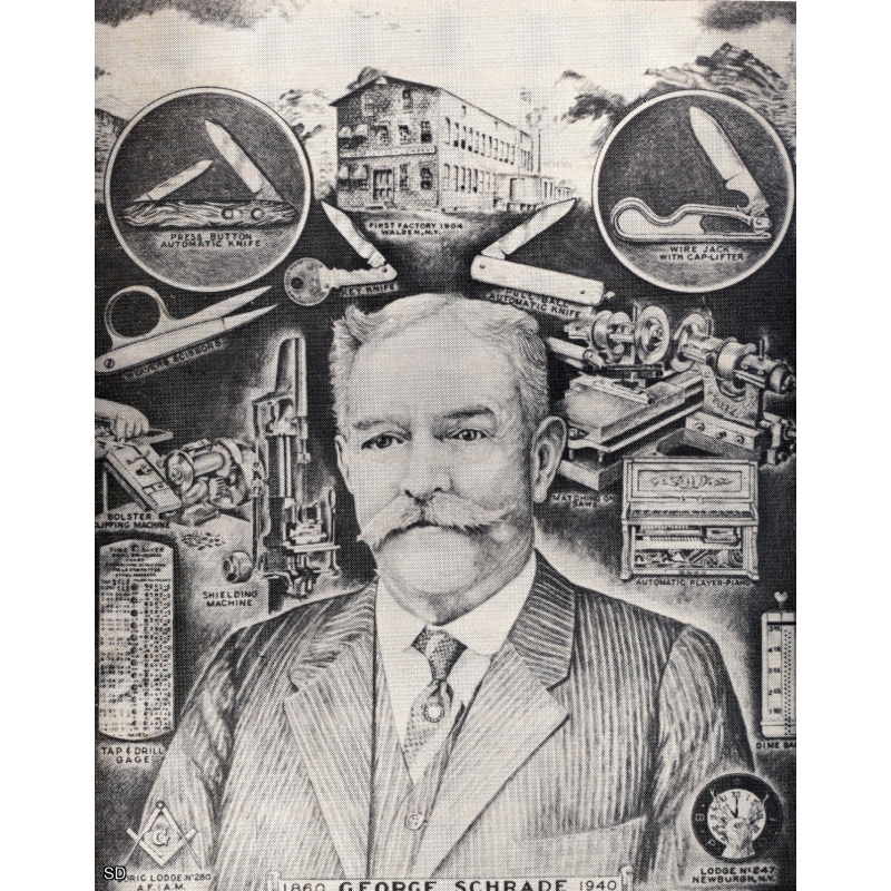 George Schrade and His Accomplishments softcover book
