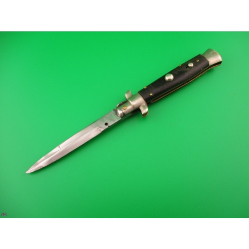 Vintage rostfrei 18cm Italian picklock horn automatic switchblade knife