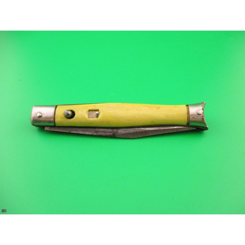 Colonial SHUR-SNAP Fishtail Cream 3rd Gen vintage switchblade knife
