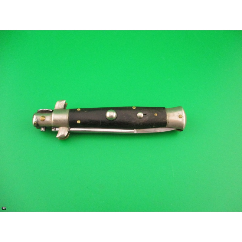 Vintage rostfrei 18cm Italian picklock horn automatic switchblade knife
