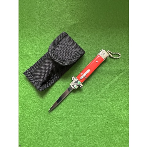 Mini Keychain OTF Auto Red